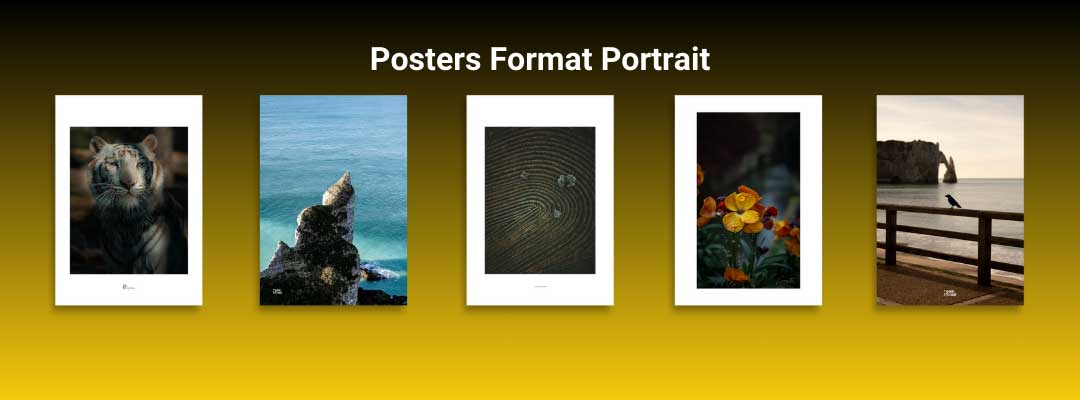 Posters format portrait. Offrez-vous une touche d'authenticité avec les posters muraux et posters photographie en format portrait de la Boutique du Poster Français et du photographe Yann Peccard, proposant des portraits saisissants