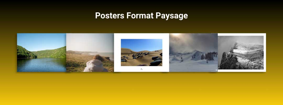 Posters format paysage. Admirez les photographies d'art en format paysage transformées en posters muraux et posters photographie de la Boutique du Poster Français et Yann Peccard, pour une décoration murale à la fois élégante et authentique