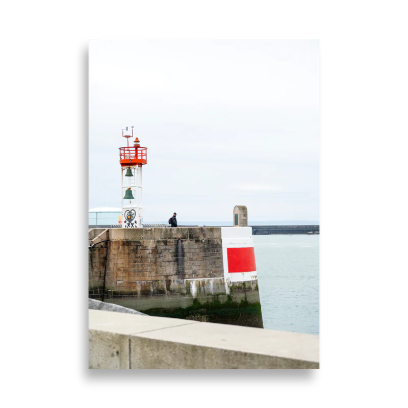 Posters le havre, décoration murale d'une photographie d'un phare de normandie.