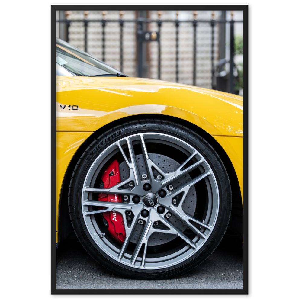 Audi R8 V10 N03 - Sports Car Photography Poster