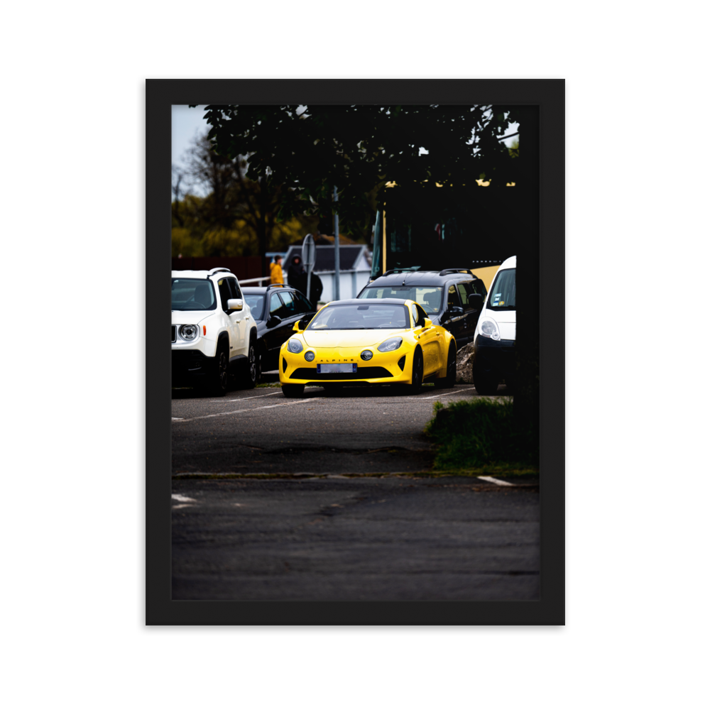 Poster mural et affiche - Alpine A110 N01 – Photographie de voiture de sport française – Poster photographie, photographie murale et des posters muraux unique au monde. La boutique de posters créée par Yann Peccard un Photographe français.