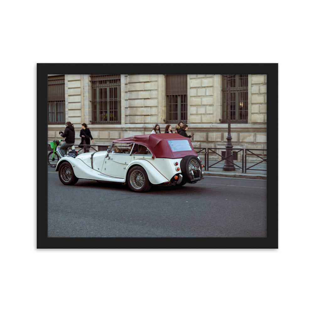 Poster 'MORGAN Tourer' présentant une photographie d'une voiture vintage MORGAN Tourer.