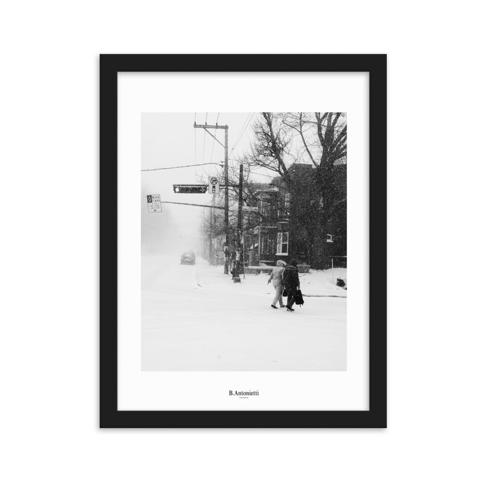 Poster Canada sous la neige