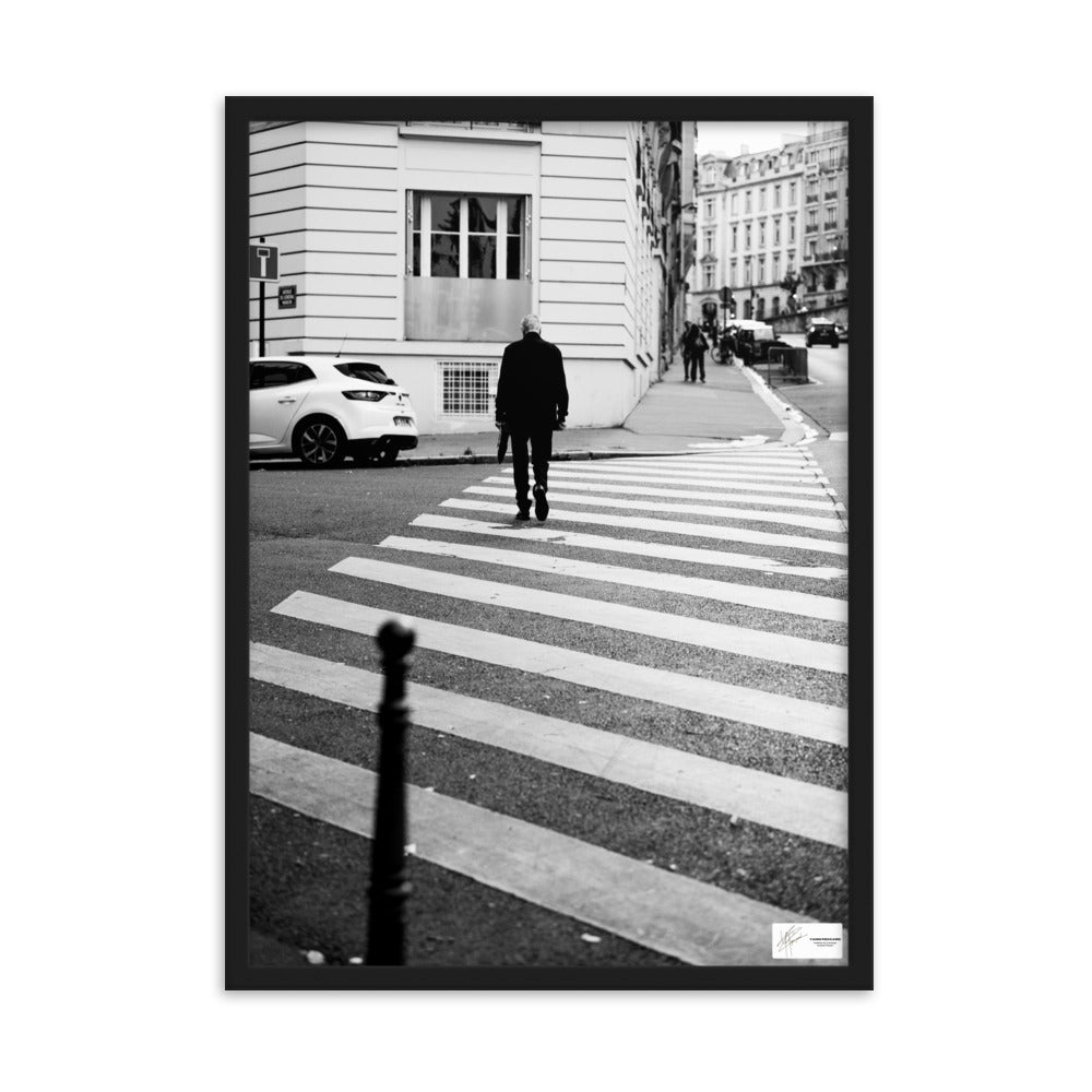 Photographie de rue - Affiche deco noir et blanc