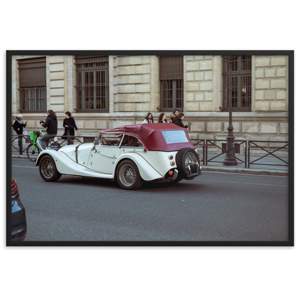 Poster 'MORGAN Tourer' présentant une photographie d'une voiture vintage MORGAN Tourer.