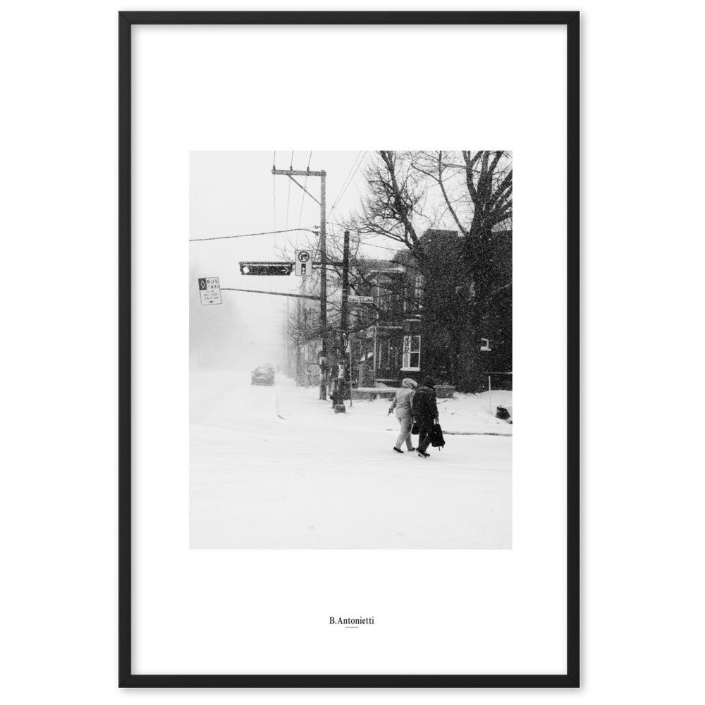 Poster Canada sous la neige