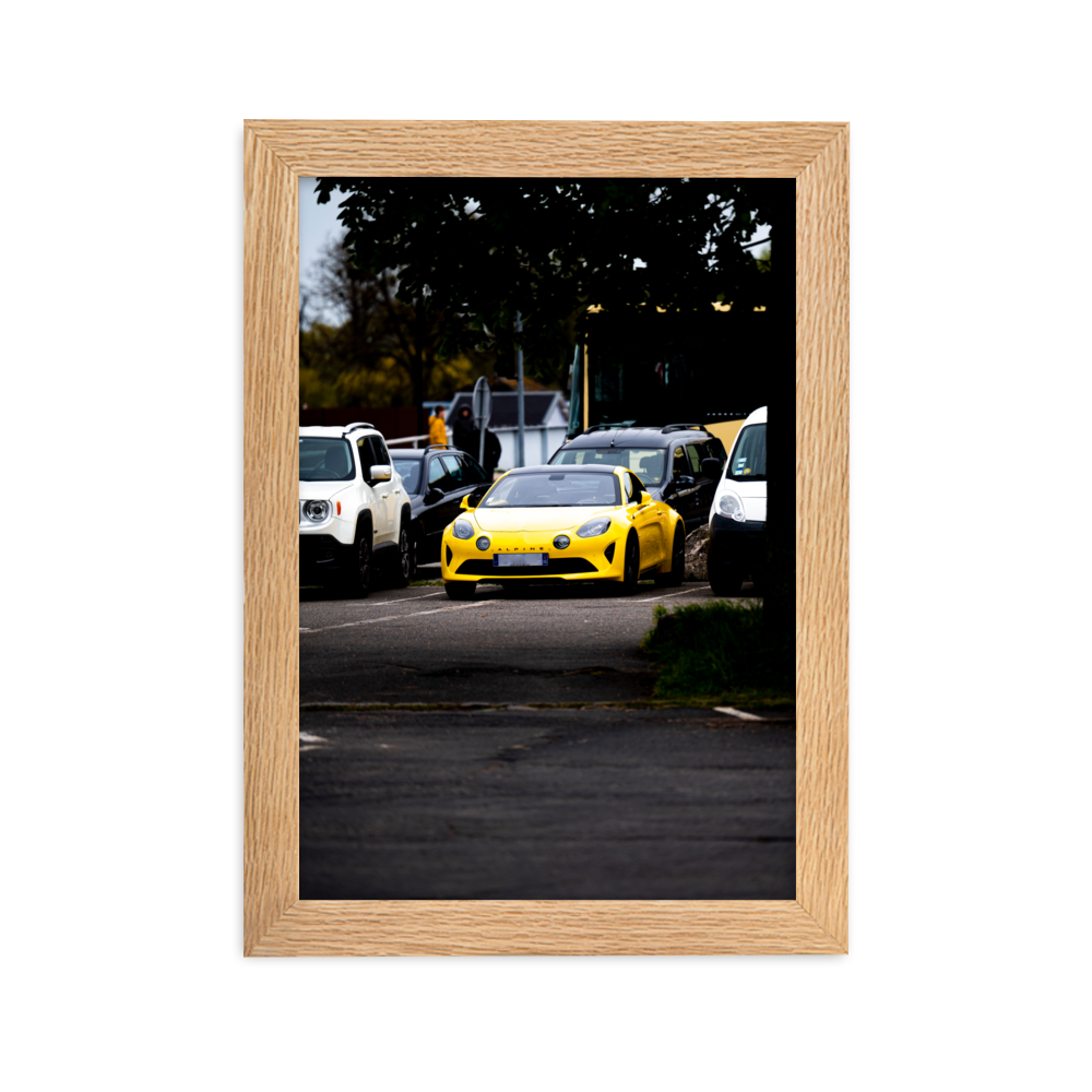 Poster mural et affiche - Alpine A110 N01 – Photographie de voiture de sport française – Poster photographie, photographie murale et des posters muraux unique au monde. La boutique de posters créée par Yann Peccard un Photographe français.