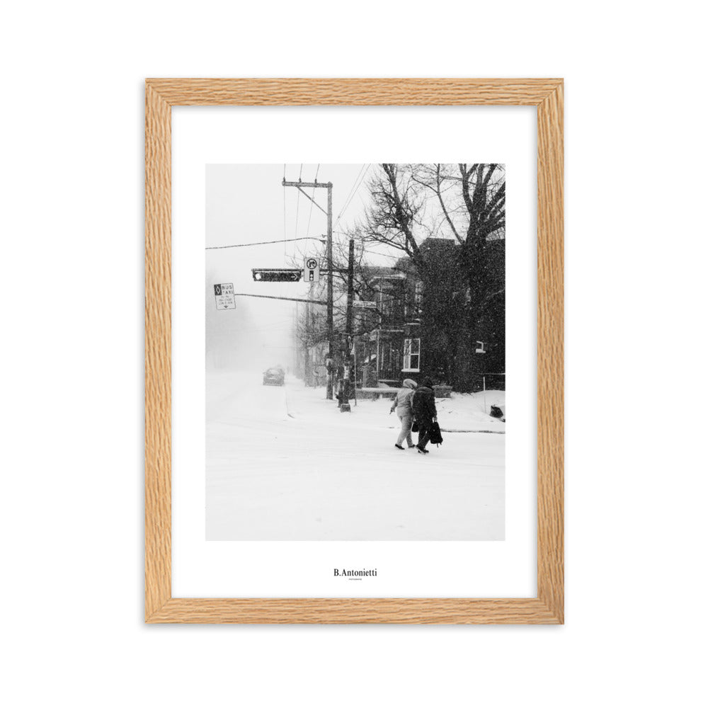 Poster Canada sous la neige