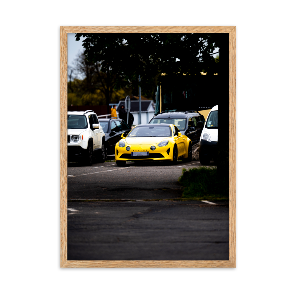 Poster mural et affiche - Alpine A110 N01 – Photographie de voiture de sport française – Poster photographie, photographie murale et des posters muraux unique au monde. La boutique de posters créée par Yann Peccard un Photographe français.