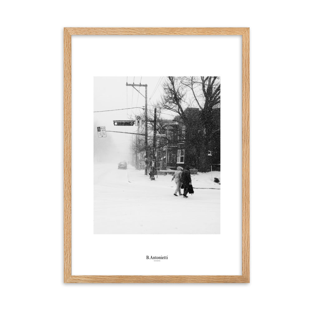 Poster Canada sous la neige