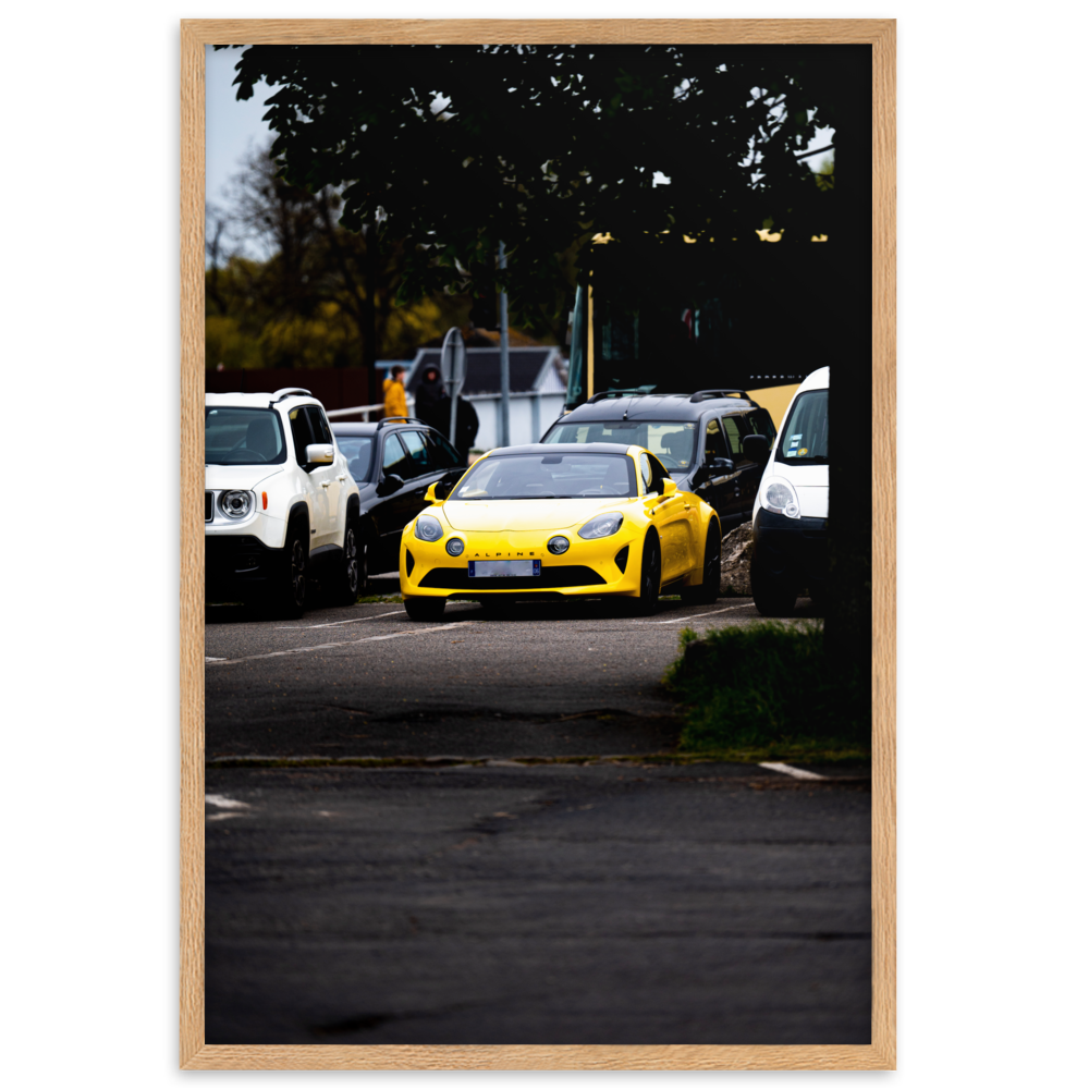 Poster mural et affiche - Alpine A110 N01 – Photographie de voiture de sport française – Poster photographie, photographie murale et des posters muraux unique au monde. La boutique de posters créée par Yann Peccard un Photographe français.