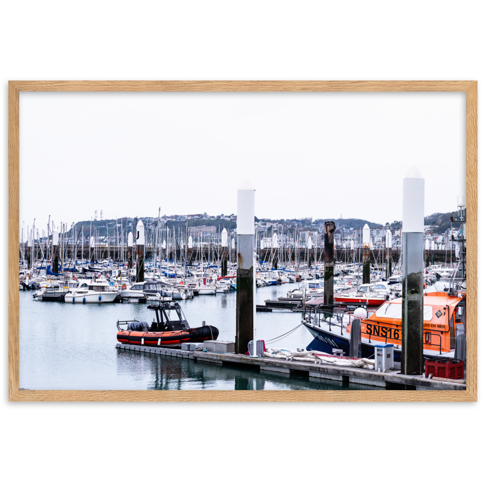 Port de plaisance du Havre en normandie - Poster - Photographie