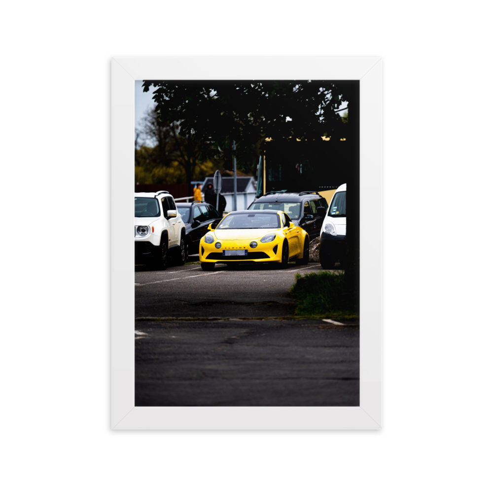 Poster mural et affiche - Alpine A110 N01 – Photographie de voiture de sport française – Poster photographie, photographie murale et des posters muraux unique au monde. La boutique de posters créée par Yann Peccard un Photographe français.