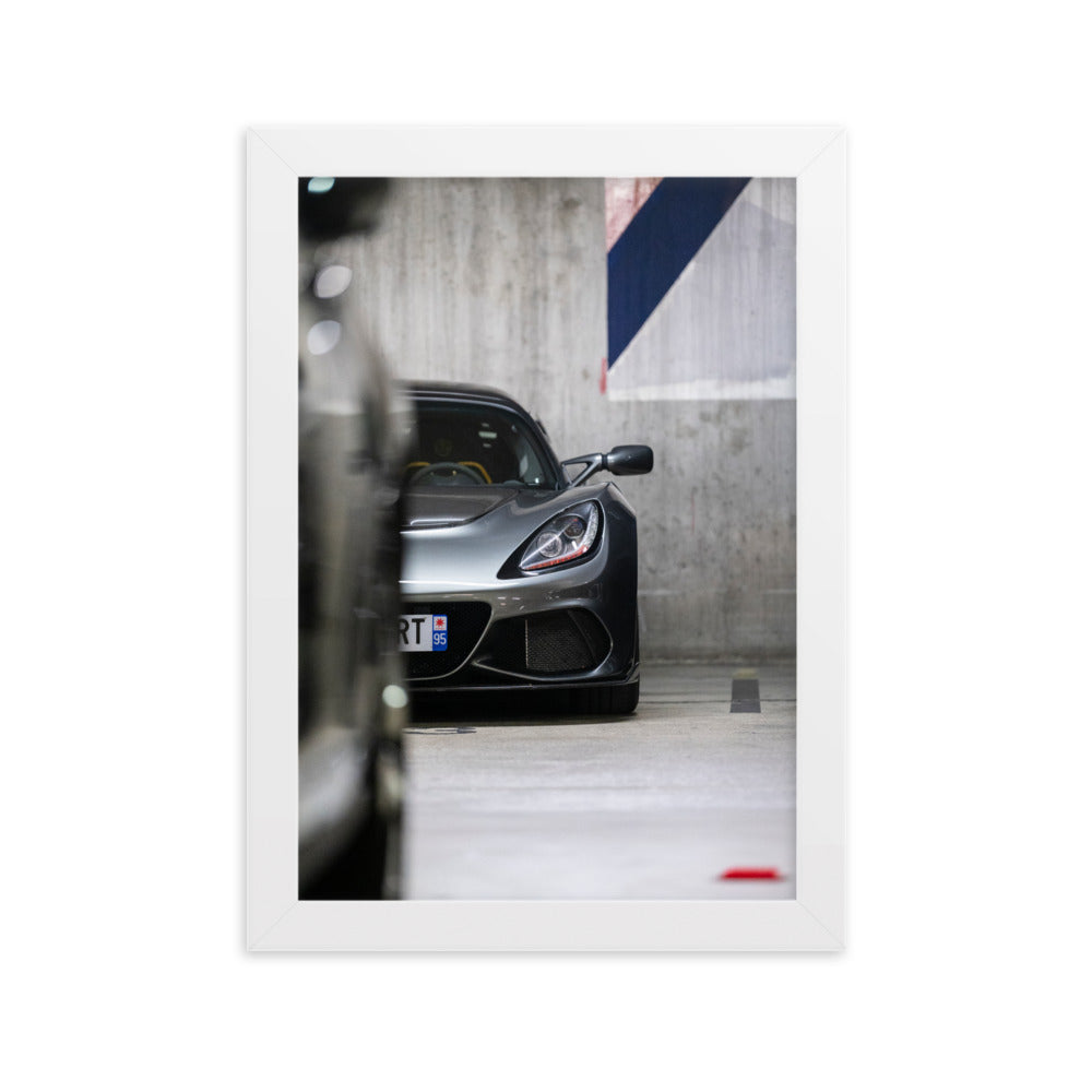 Lotus Elise - Poster encadré - La boutique du poster Français