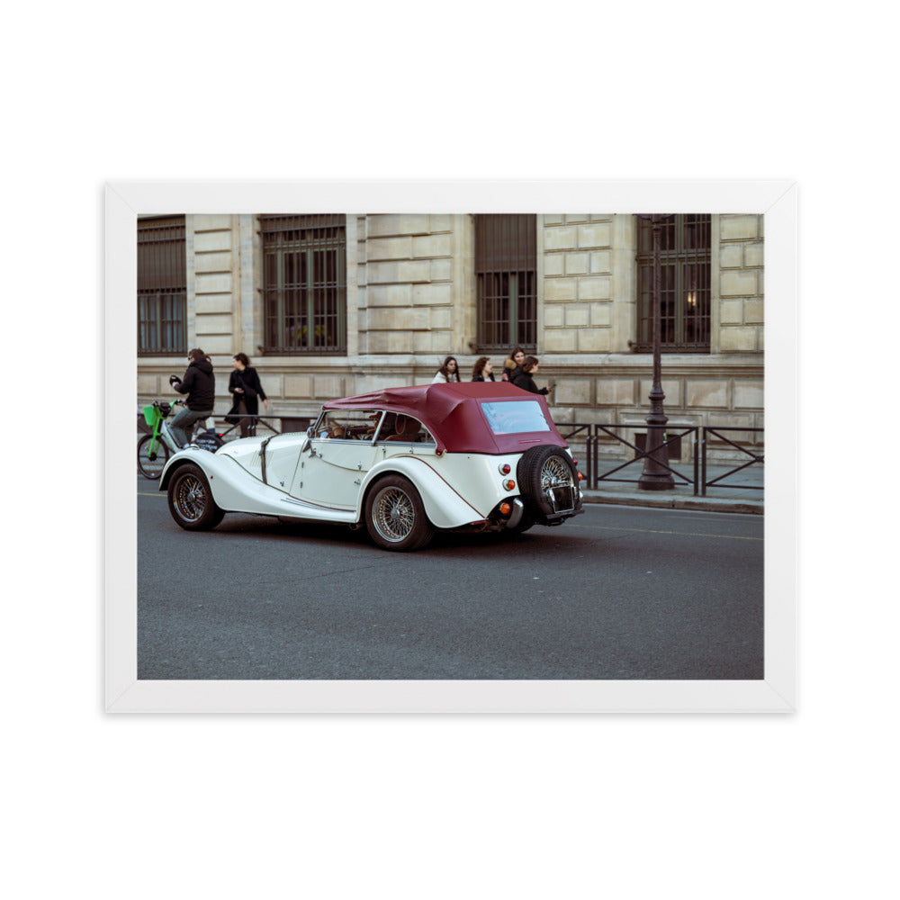 Poster 'MORGAN Tourer' présentant une photographie d'une voiture vintage MORGAN Tourer.