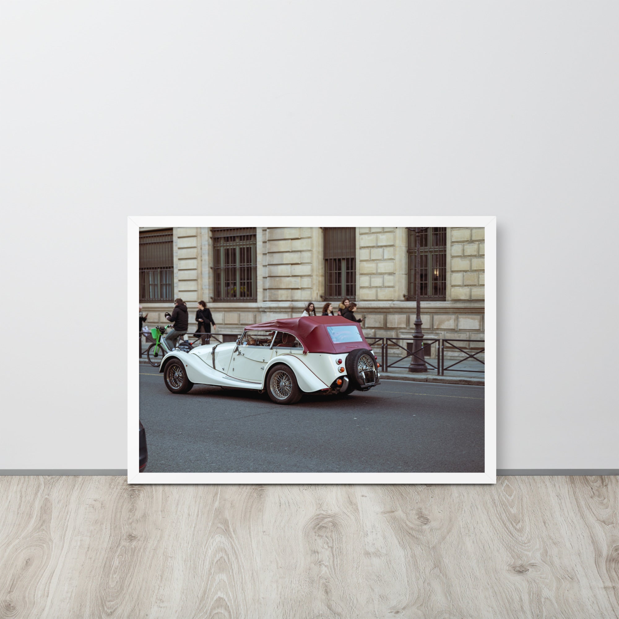 Poster 'MORGAN Tourer' présentant une photographie d'une voiture vintage MORGAN Tourer.