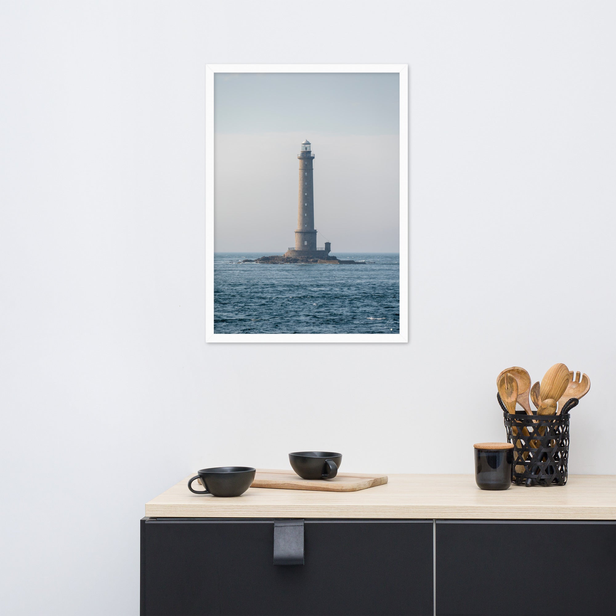 La Hague Lighthouse - Framed Poster