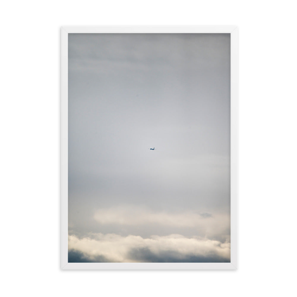 Poster de photographie mettant en valeur les nuages célestes, un spectacle naturel fascinant.