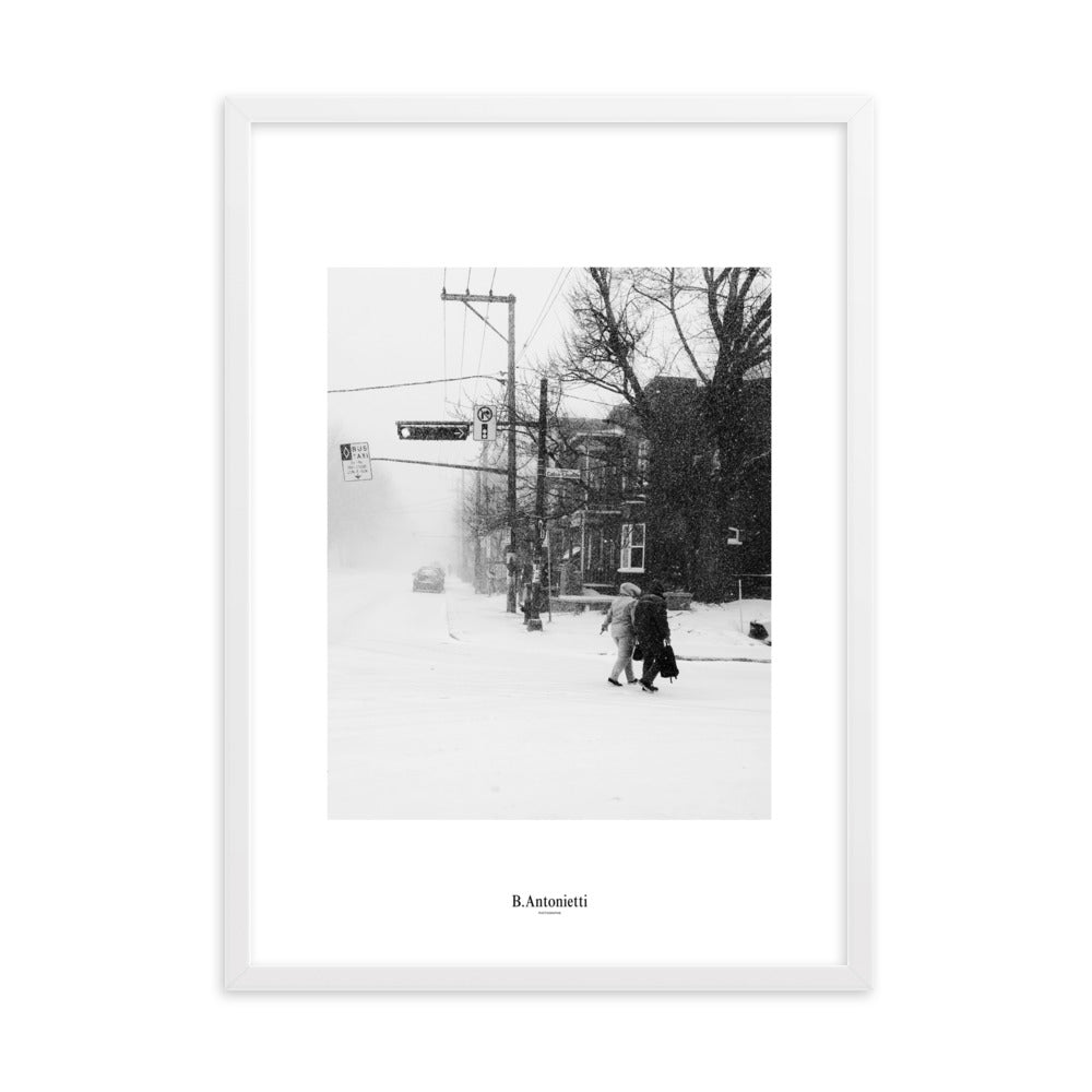 Poster Canada sous la neige