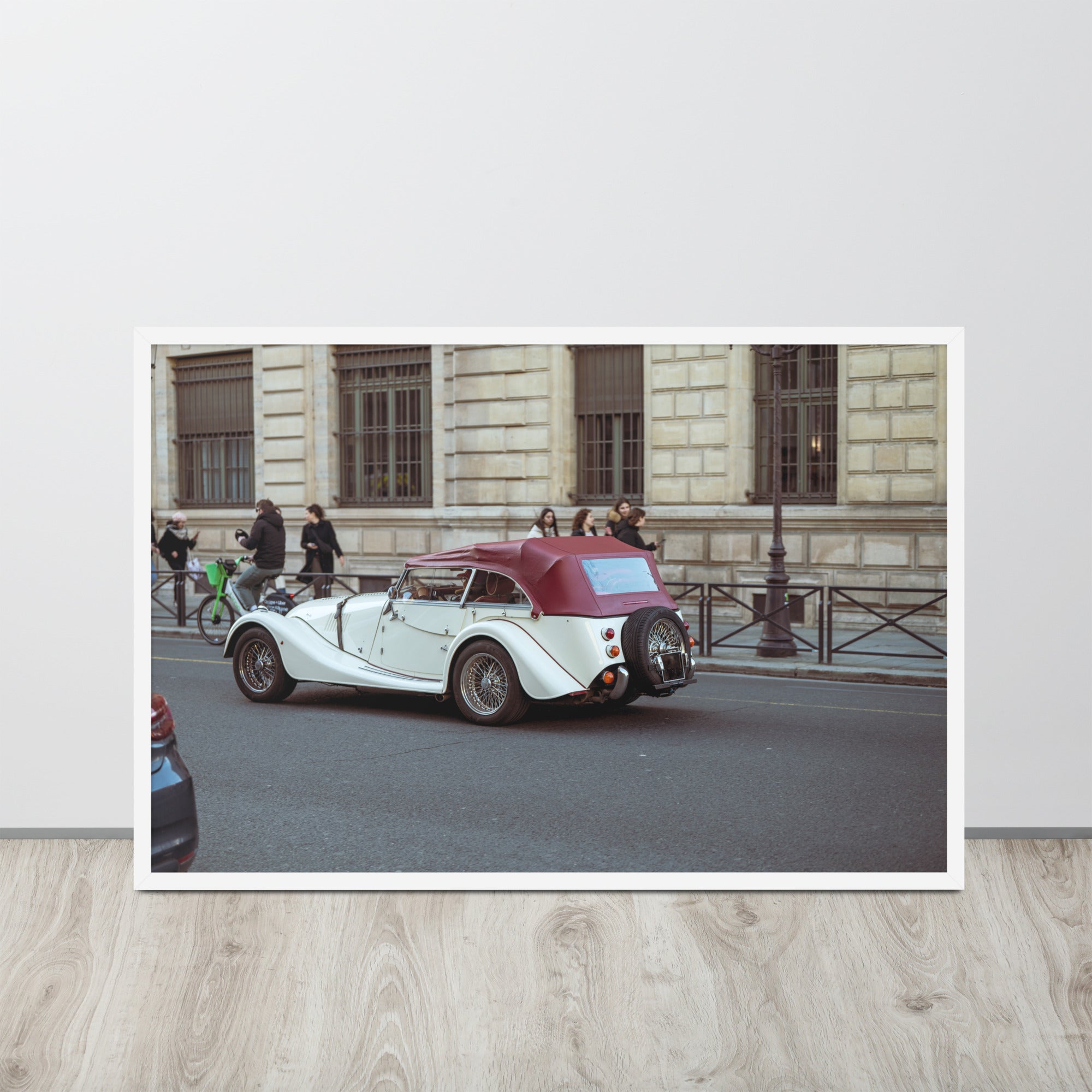 Poster 'MORGAN Tourer' présentant une photographie d'une voiture vintage MORGAN Tourer.