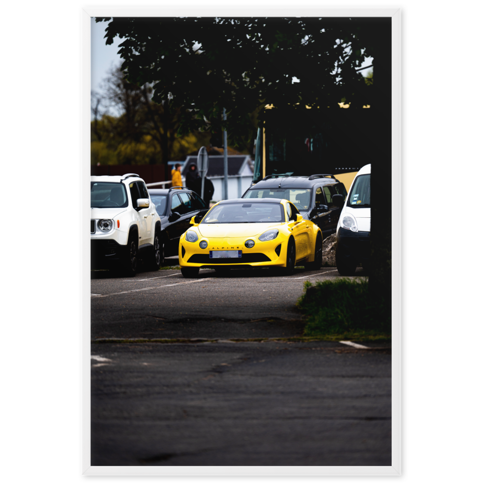 Poster mural et affiche - Alpine A110 N01 – Photographie de voiture de sport française – Poster photographie, photographie murale et des posters muraux unique au monde. La boutique de posters créée par Yann Peccard un Photographe français.