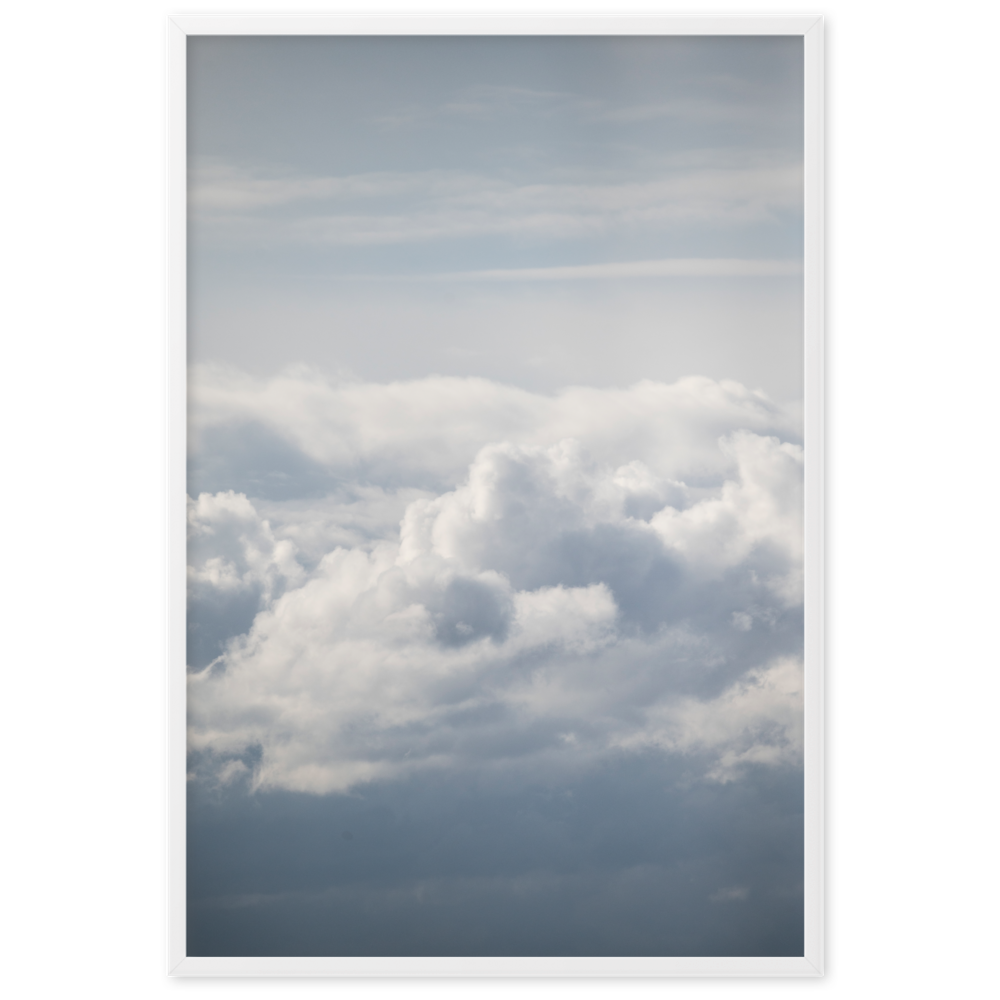Poster de la photographie "Nuages N17", une scène céleste apaisante avec des formations de nuages, disponible à "La Boutique du Poster Français".