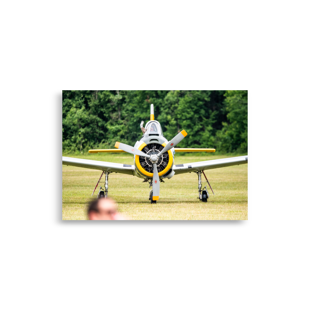 Poster - P-51 Mustang N02 – Photographie d'avion de chasse – Poster photographie, photographie murale et des posters muraux unique au monde. La boutique de posters créée par Yann Peccard un Photographe français.