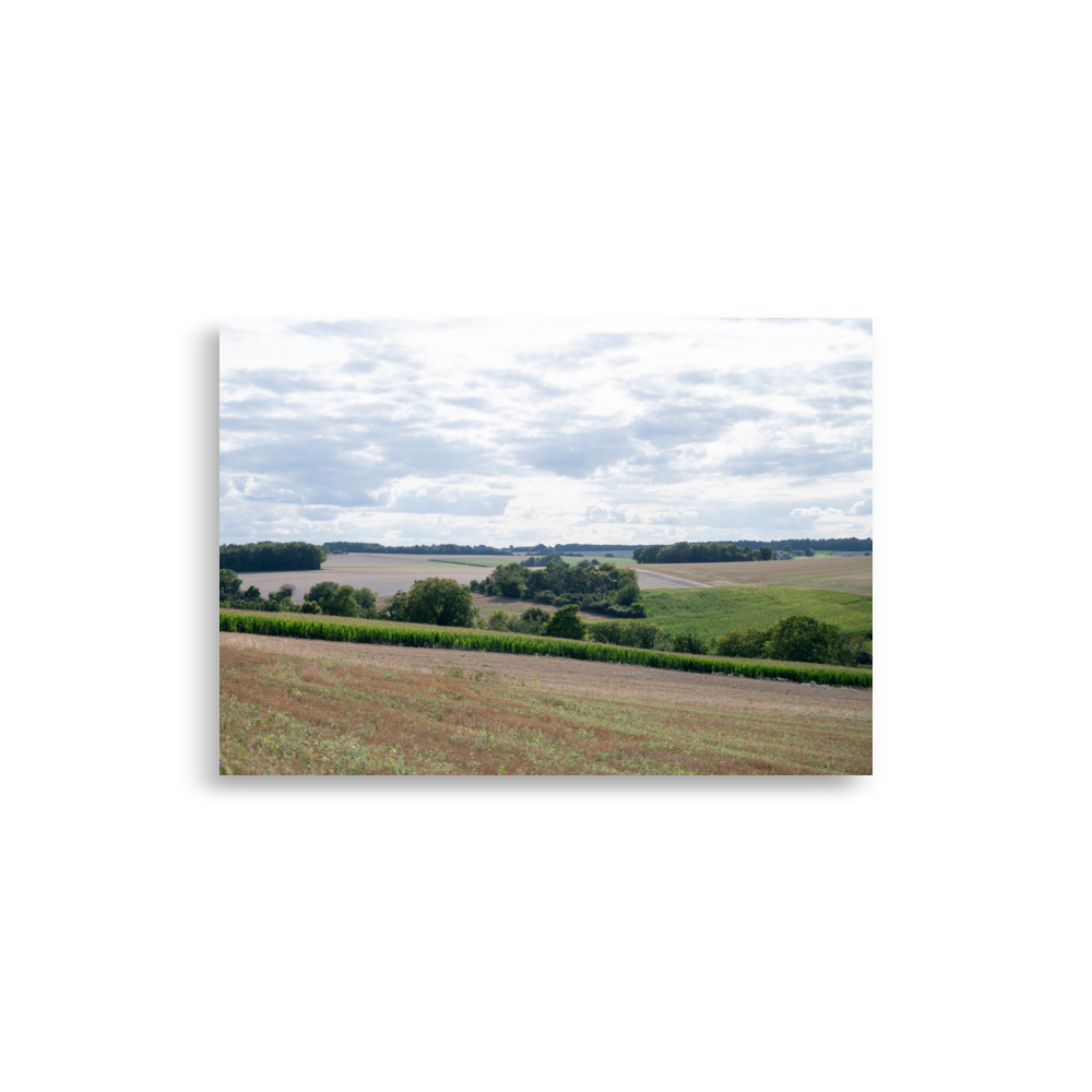 Photographie d'un paysage champêtre d'Indre et Loire.