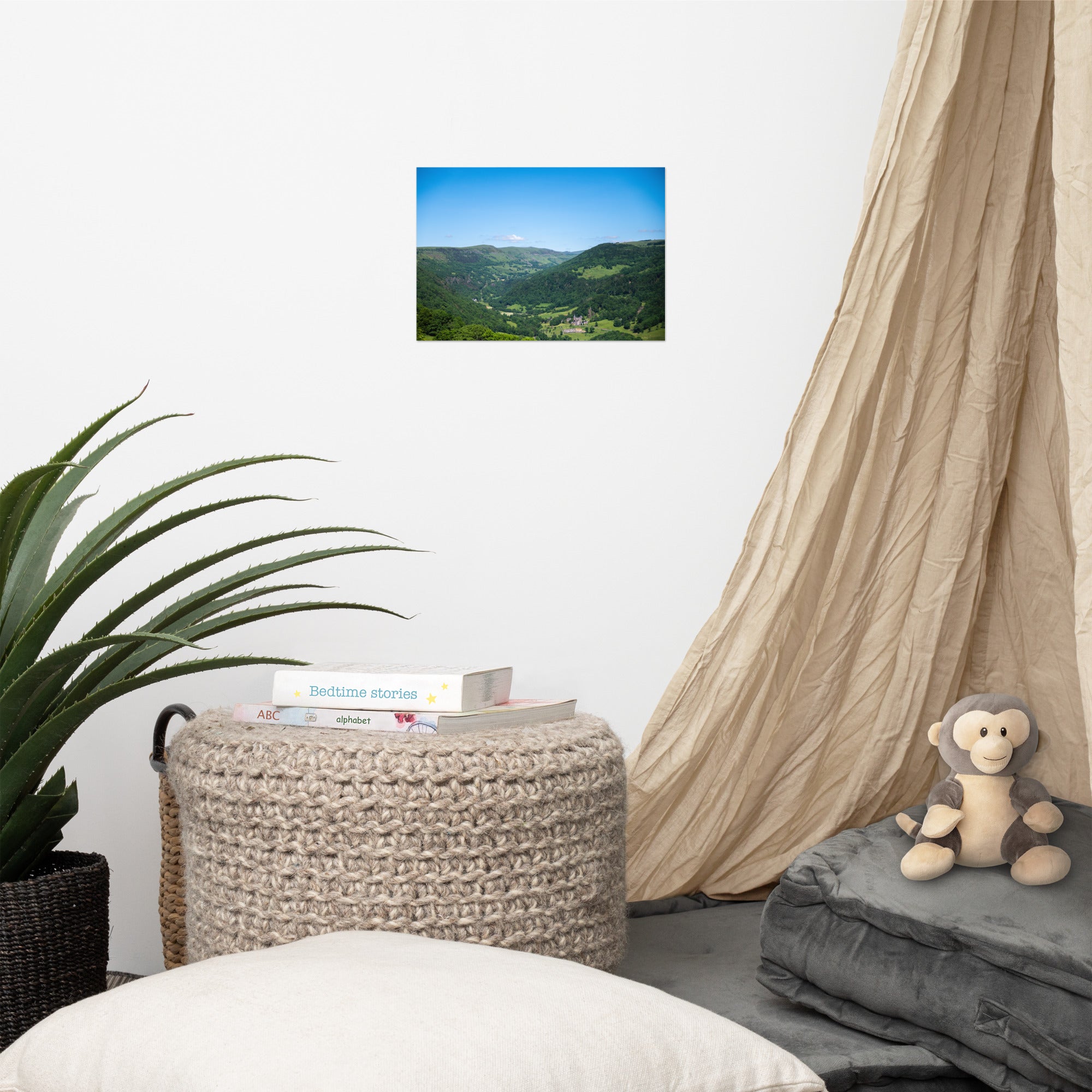 poster chambre enfants paysage nature relaxant