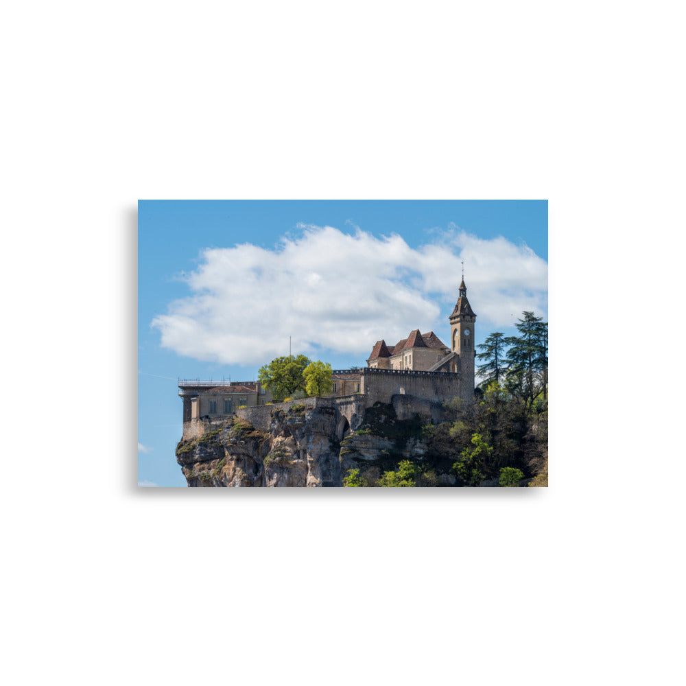 Poster d'une vue imprenable sur les hauteurs de Rocamadour