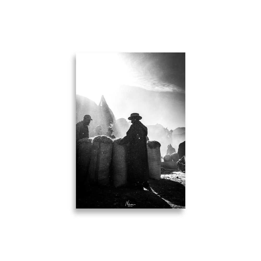 Poster photographie noir et blanc