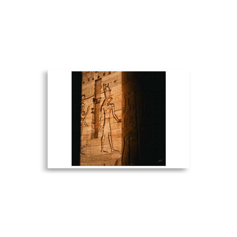 Poster de Horus dieu Egyptien