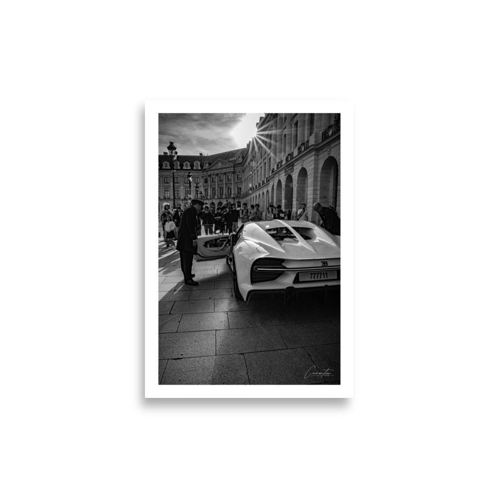 Photographie d'une bugatti à Paris