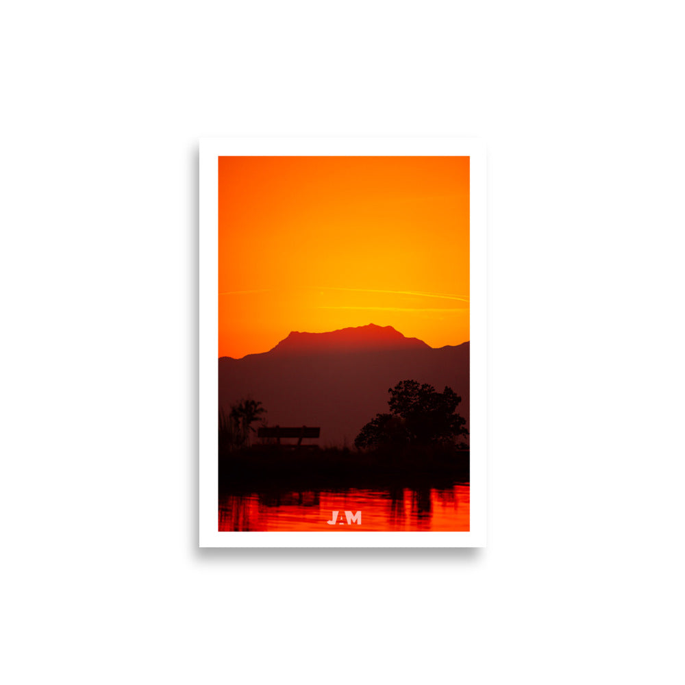 Poster coucher de soleil au Vietnam