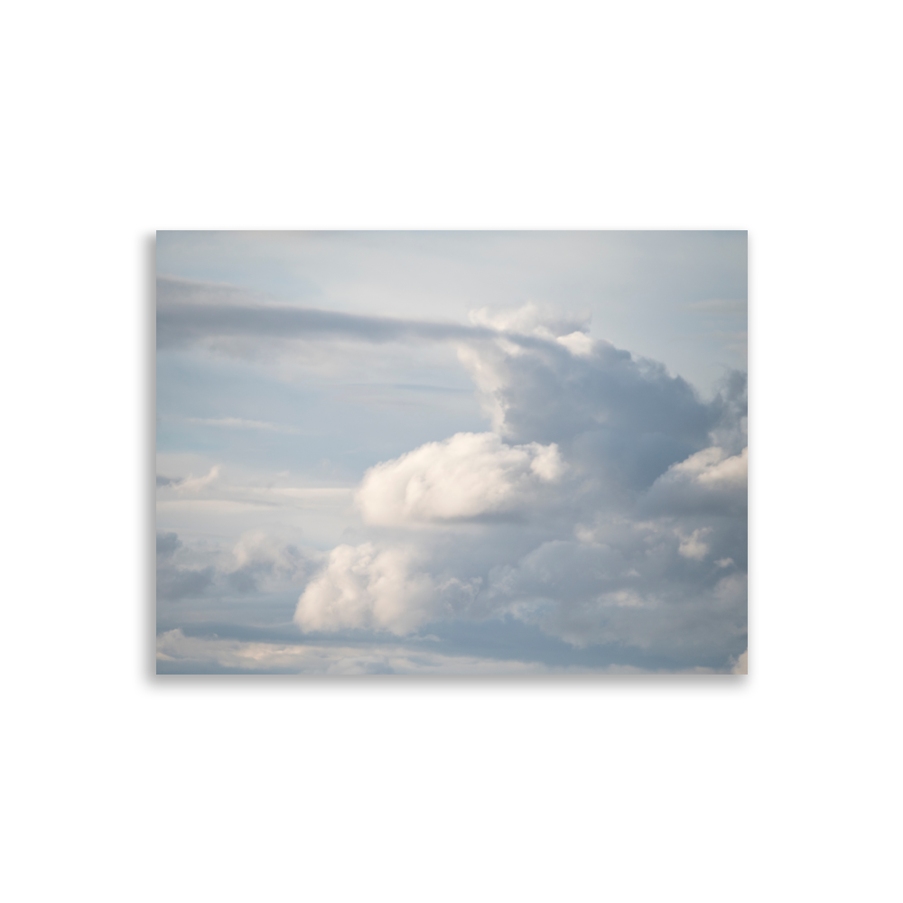 Poster - Nuages N12 – Photographie des nuages – De la photographie et des posters muraux unique au monde pour un intérieur d'artiste. La boutique de posters créée par Yann Peccard un Photographe français.