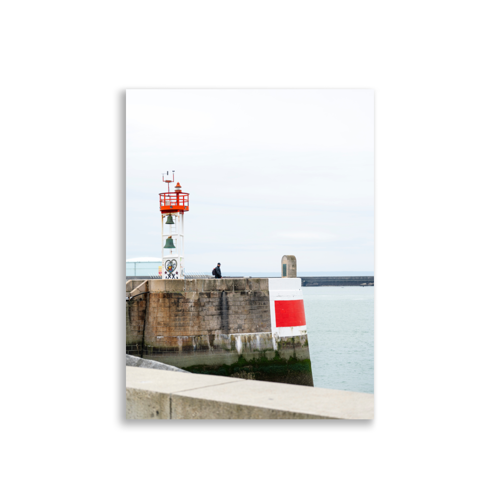 Poster de photographie "Les Cloches", capturant la sérénité du bord de mer au Havre.