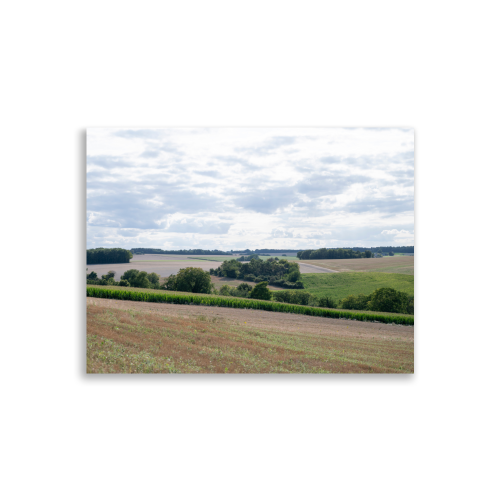 Photographie d'un paysage champêtre d'Indre et Loire.