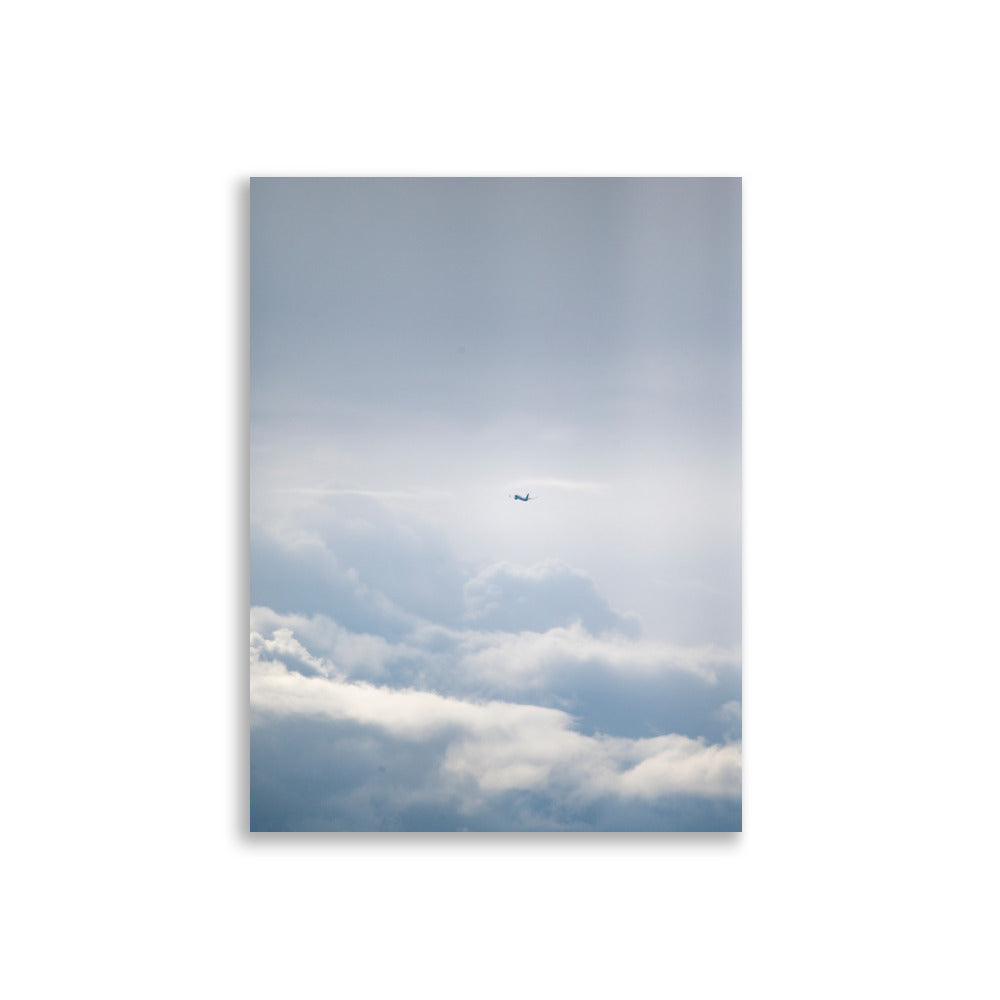Posters nuages avec avions dans le ciel, 30x40cm
