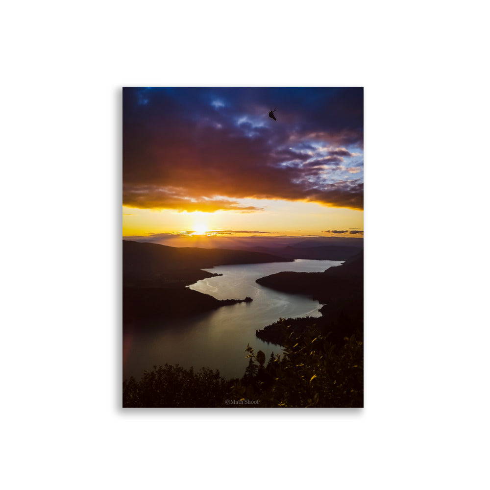 Photographie 'Amazone' par Math_Shoot, illustrant un coucher de soleil magnifique sur un paysage naturel, une véritable évasion visuelle.