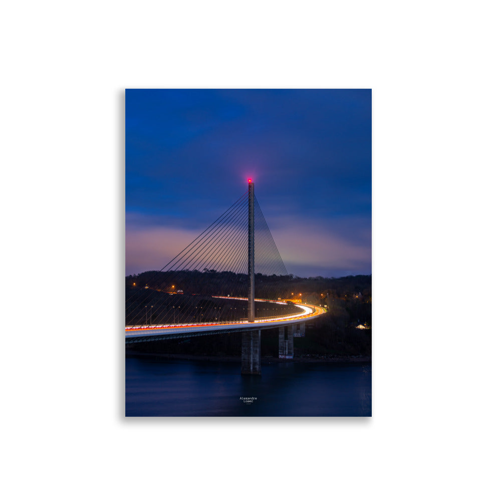 Poster du Pont de l'Iroise à Brest