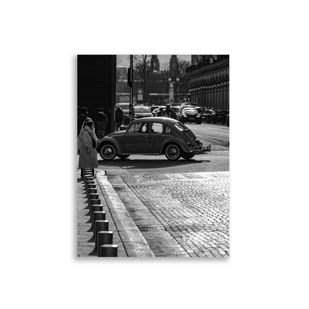 Photographie de rue en noir et blanc à Paris