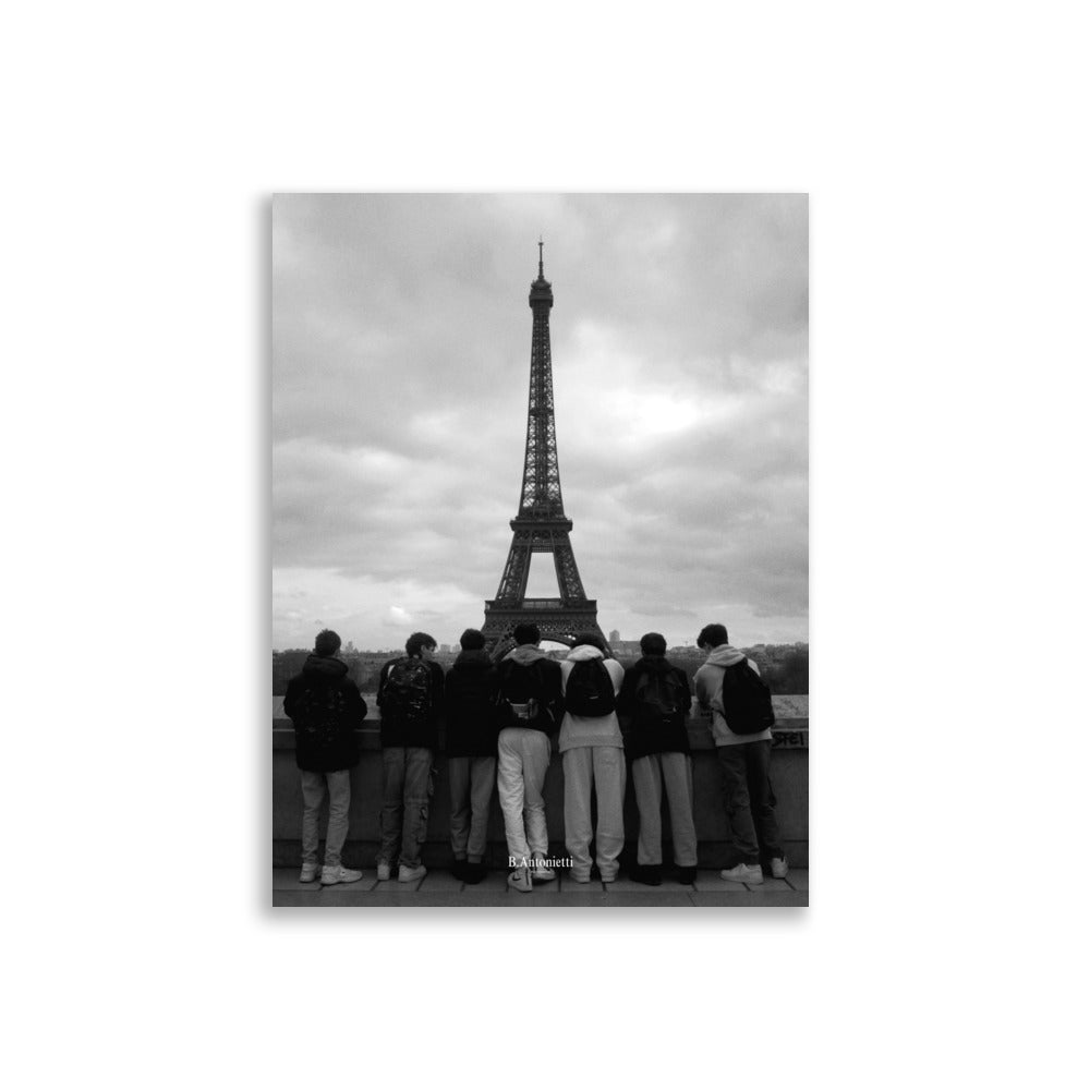 Poster Paris monochrome