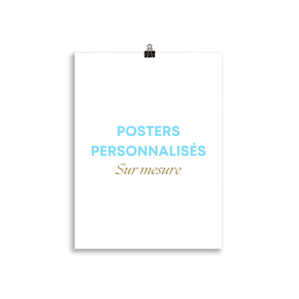 Poster personnalisé