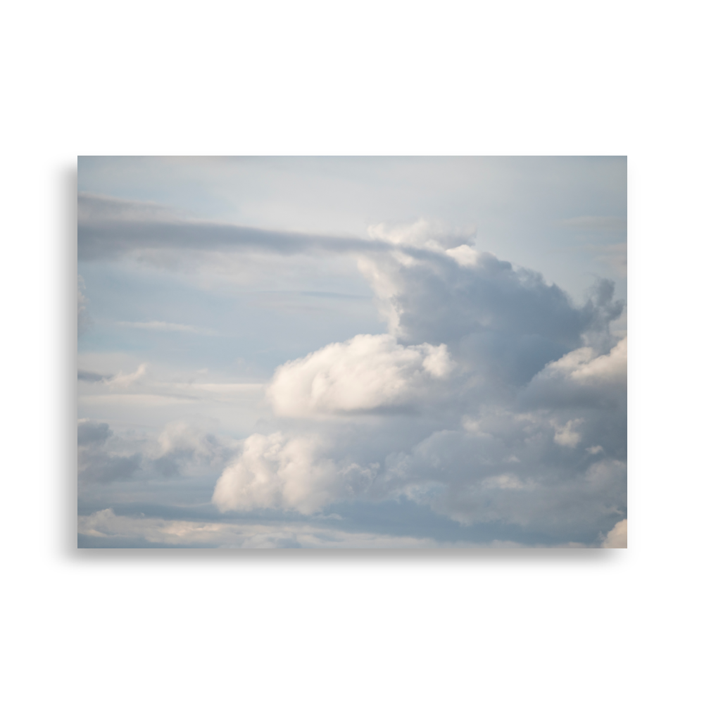 Poster - Nuages N12 – Photographie des nuages – De la photographie et des posters muraux unique au monde pour un intérieur d'artiste. La boutique de posters créée par Yann Peccard un Photographe français.