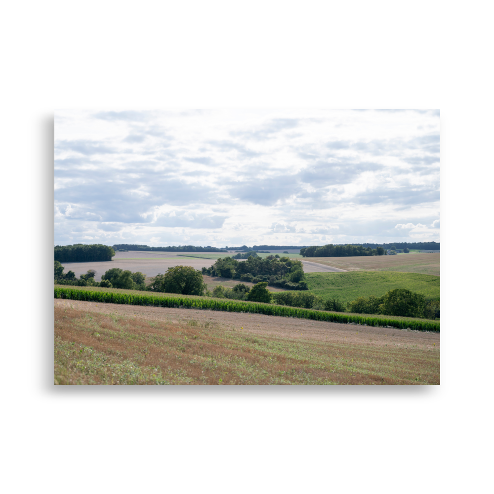 Photographie d'un paysage champêtre d'Indre et Loire.