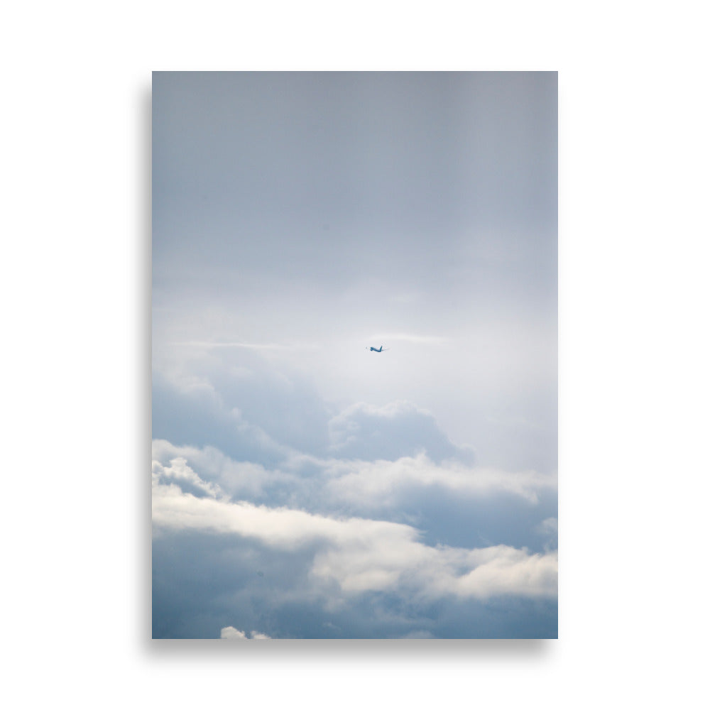 Posters nuages avec avions dans le ciel, 50x70cm