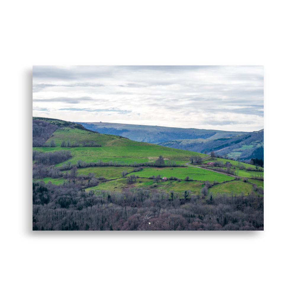 Paysages du Cantal N13 - Poster
