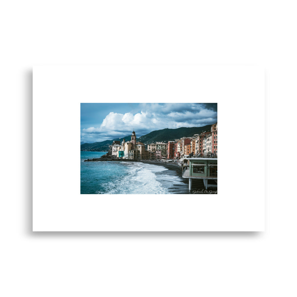 poster camogli italie