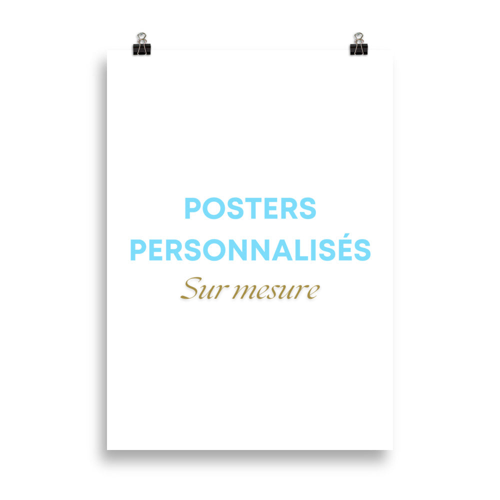 Poster personnalisé