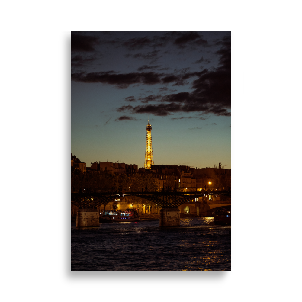 Poster - Pont des arts quai de Conti – Photographie de Paris – Poster photographie, photographie murale et des posters muraux unique au monde. La boutique de posters créée par Yann Peccard un Photographe français.